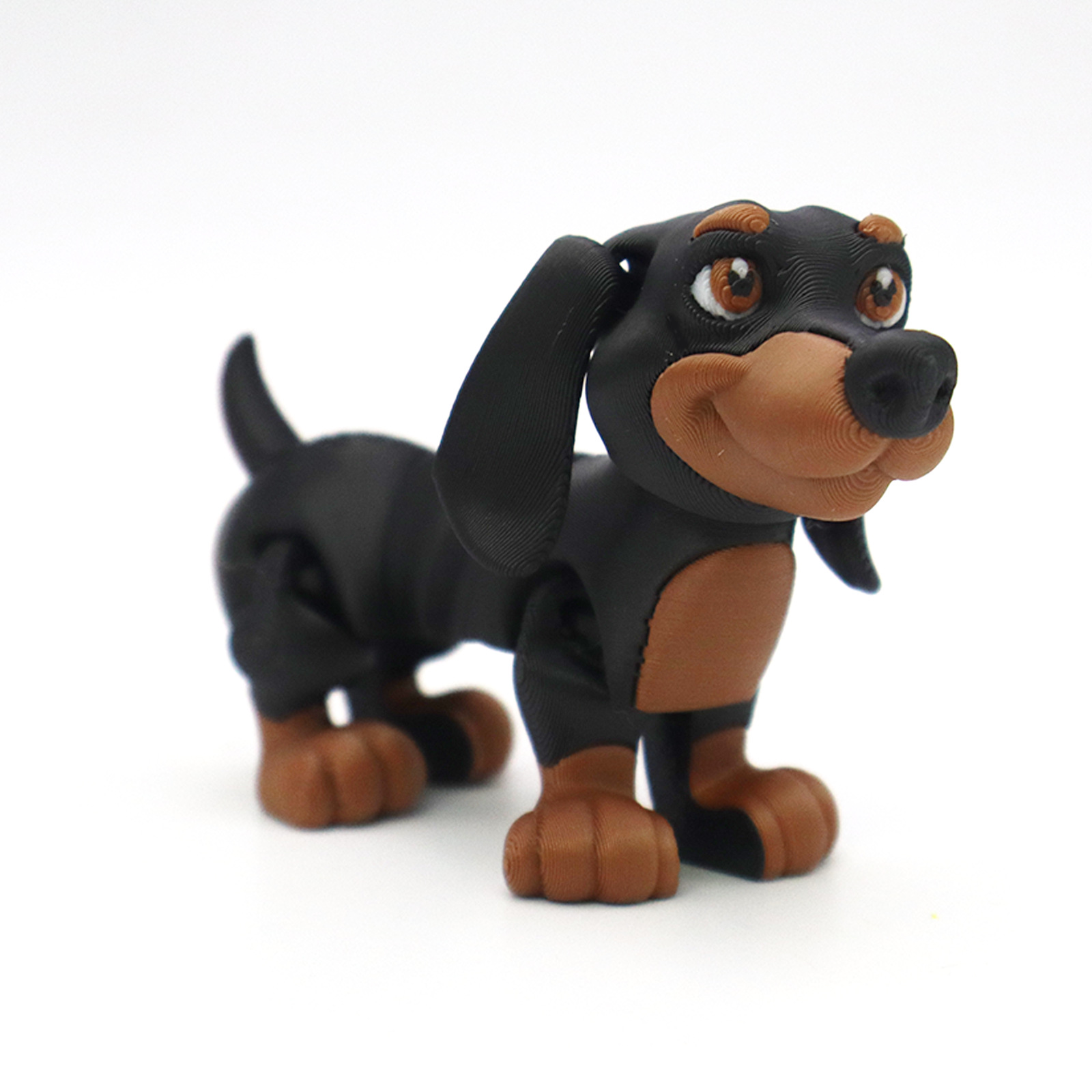 Chien imprimé 3D, décoration d - Interactive Squeaky Plush Dog Toy avis et prix