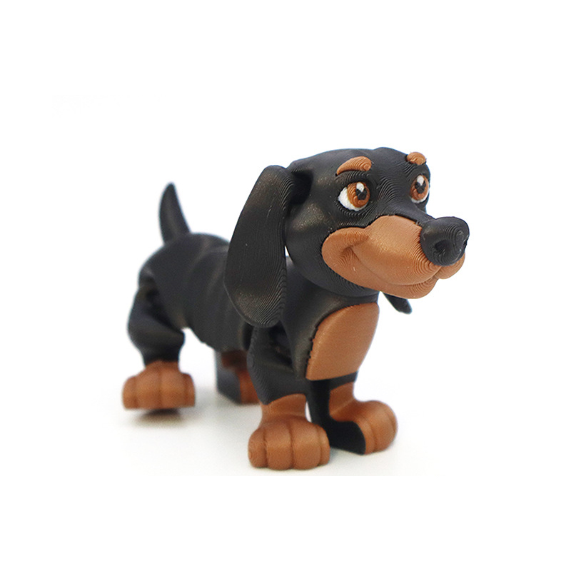 Chien imprimé 3D, décoration d - Interactive Squeaky Plush Dog Toy avis et prix
