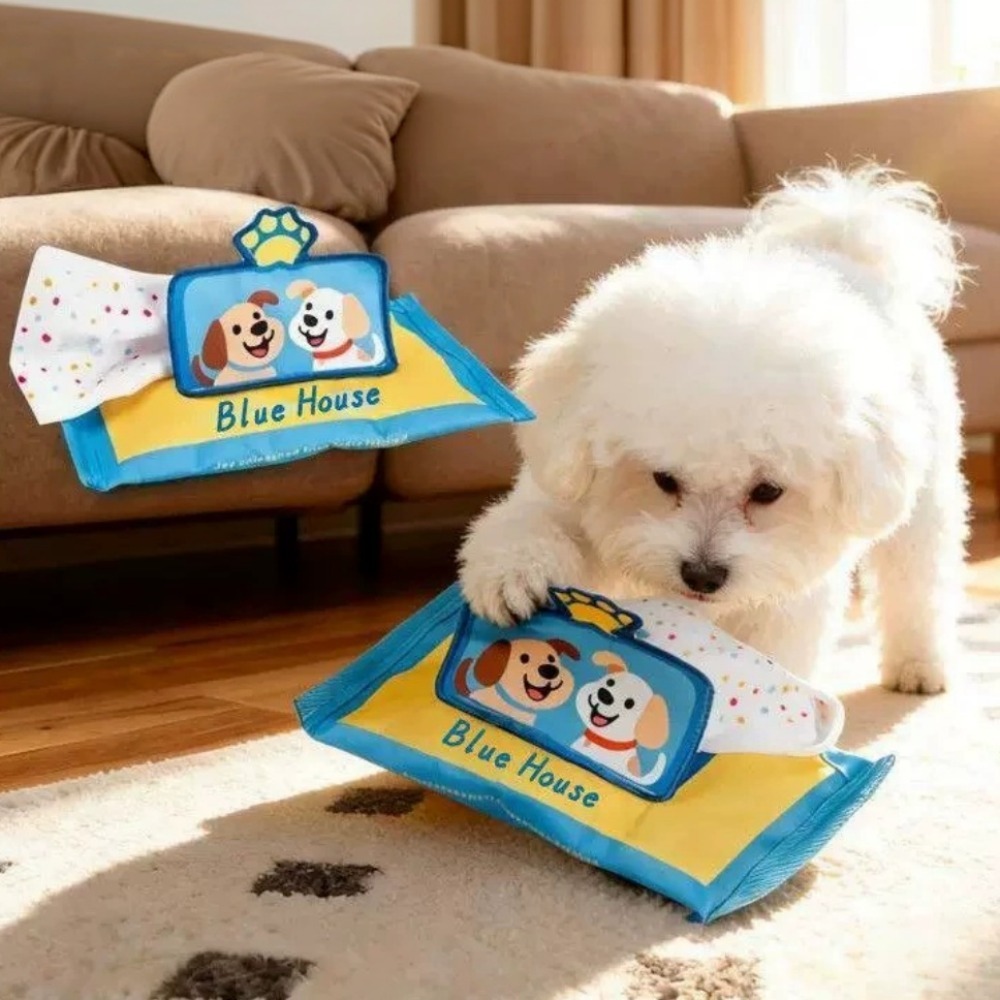 Boîte à mouchoirs pour chien,  - Interactive Squeaky Plush Dog Toy avis et prix